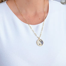 Load image into Gallery viewer, Balance and Harmony - Cz Yin Yang Necklace
