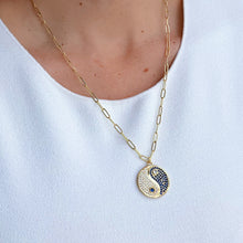 Load image into Gallery viewer, Balance and Harmony - Cz Yin Yang Necklace
