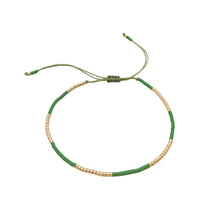 Load image into Gallery viewer, Green Miyuki Bracelet
