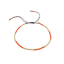 Load image into Gallery viewer, Orange Miyuki Bracelet
