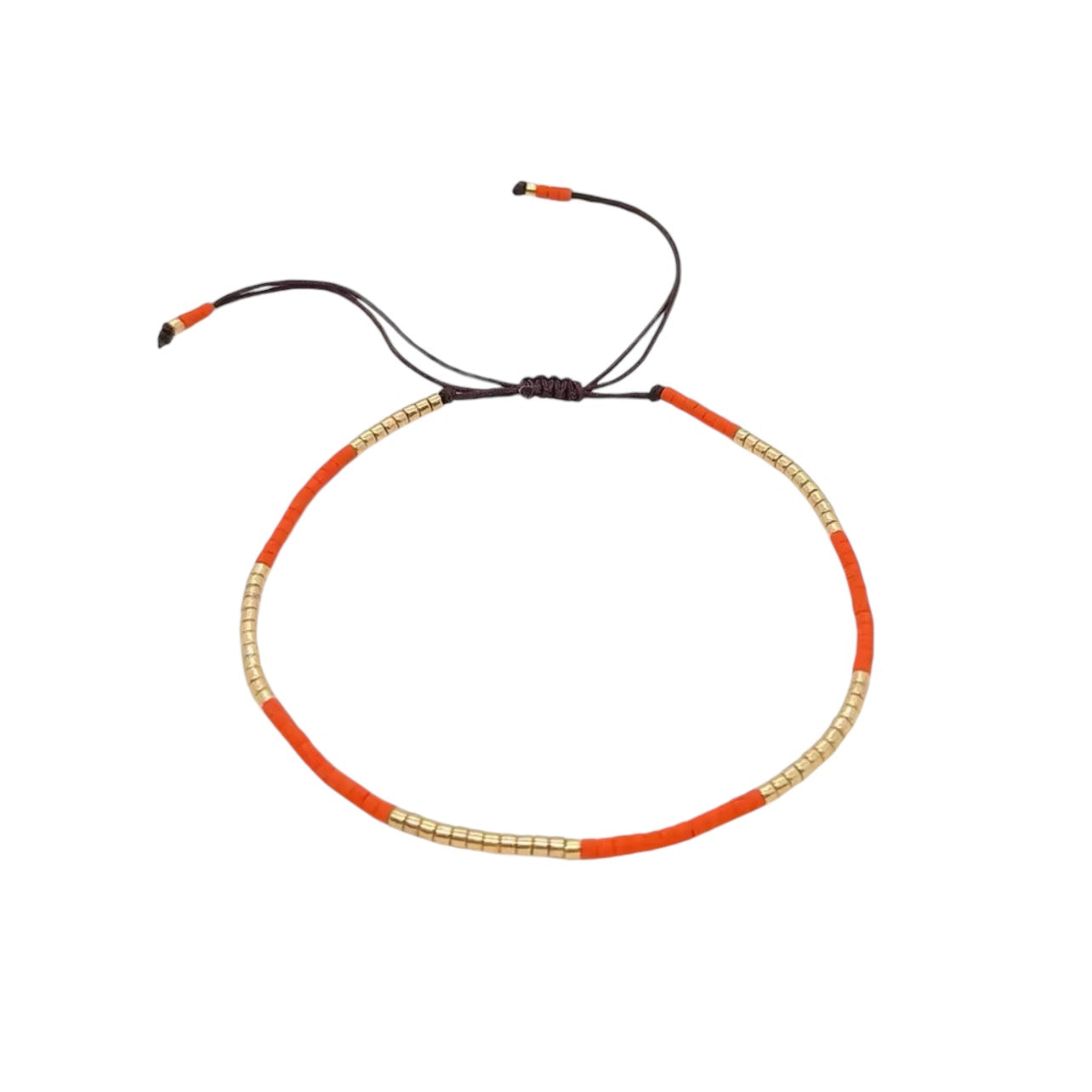 Orange Miyuki Bracelet