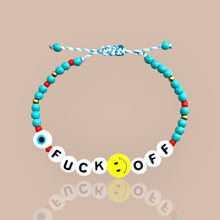 Load image into Gallery viewer, F*ck Off Beaded Bracelet
