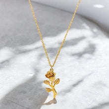 Load image into Gallery viewer, Rose Pendant Necklace
