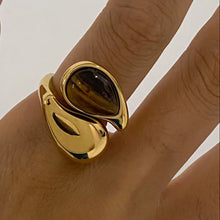 Load image into Gallery viewer, Tiger Eye Statement Ring
