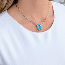 Load image into Gallery viewer, Attract Good Luck - Horseshoe Front Clasp Necklace
