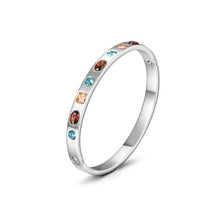 Load image into Gallery viewer, Colorful Cz Hinge Bangle
