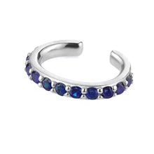 Load image into Gallery viewer, Sapphire Cz Ear Cuff Silver
