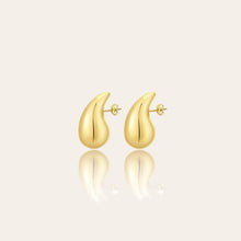 Load image into Gallery viewer, Gold Water Drop Earrings
