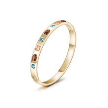 Load image into Gallery viewer, Colorful Cz Hinge Bangle
