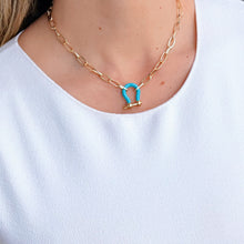 Load image into Gallery viewer, Attract Good Luck - Horseshoe Front Clasp Necklace
