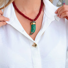 Load image into Gallery viewer, Symbol of Strength &amp; Protection - Big Horn Necklace
